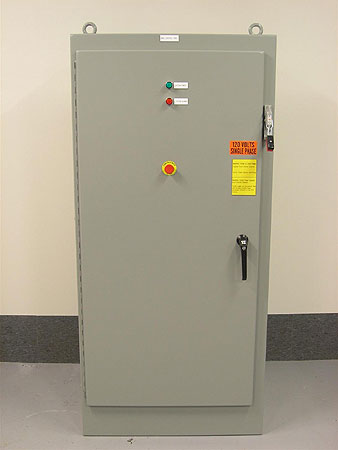 Thermal oxidizer modern control panel upgrade