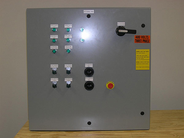 Advanced thermal oxidizer control system dashboard