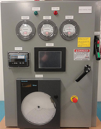 Thermal oxidizer burner management and combustion control system